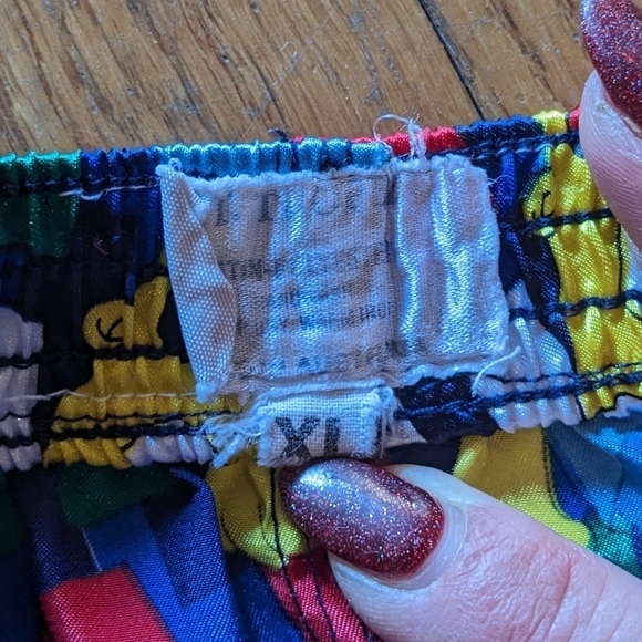 St. Tropez XL Bart Simpson Santa Hat Christmas Satin Blend Boxers - Picture 5 of 5